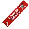Image de CLJ - Porte-clés - Pompier Volontaire - Rouge Pompier - Métiers -