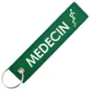 Image de CLJ - Porte-clés - médecin - Docteur - santé - Vert - Métiers - Urgence
