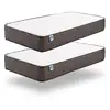 Image de Lot de 2 matelas titanium 90x200 cm - épais 26 cm - mousse haute résilience et haute densité, réversible, ergonomique, antistress, confortable TITANIUM