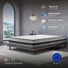 Image de Matelas FELIS 160X200 cm-Hybride-30 CM-Ressorts Ensachés-Mémoire de Forme-Mousse HR 35 kg-Latex-Confort mi-ferme-Réversible