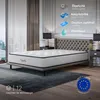 Image de Matelas UPSILON 140x190 cm-epaisseur 30 cm-Ferme-7 zones de confort-Mousse à mémoire adaptative-HR 35 kg-Blue Latex-Face été-hiver