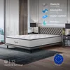 Image de Matelas UPSILON 160x200 cm-Epaisseur 32 cm-Ferme-7 zones de confort-Mousse mémoire adaptative-HR 35 kg-Blue Latex-Face été-hiver