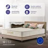 Image de Matelas 140x200 cm - Luxury - Matelas Ressorts Ensachés Mousse mémoire HR Blue Latex Mi-ferme Réversible Très épais 30 cm