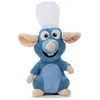 Image de Peluche 31 Cm : Rat Remy Chef De Cuisine - Set Doudou rat Ratatouille + 1 Carte Offerte