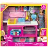 Image de Poupee Barbie Metier : La Cuisine De Barbie Avec 18 Accessoires + 1 Poupees Mannequins - Mattel - Mattel - Hjy19