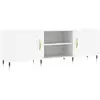 Image de Meuble Tv Blanc 150x30x50 Bois D'ingénierie