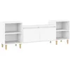 Image de Meuble Tv Blanc 160x35x55 Bois D'ingénierie