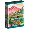 Image de Puzzle 1000 Pièces Pieces & Peace Rainbow Mountain Papier Multicolore 69,9x47,8cm Alize