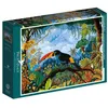 Image de Puzzle 1000 pièces Pieces & Peace Toucan Bleu illustration
