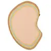 Image de Tapis de salon en laine pastel - rayon tendre multicolore 160x230
