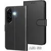 Image de NONOVIVI   Coque Portefeuille pour Samsung Galaxy A36 5G A56 5G Cuir PU Noir Étui à Rabat Fermeture Magnétique