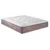 Image de Matelas convertible 1 place ressorts ensachés rose 80x190 cm 33 cm moelleux face hiver face été 7988931