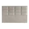 Image de Tête De Lit Bultex Graphea Greg Bois Massif Beige Grège 160x120x12 Cm