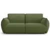 Image de Canapé 3 places en tissu chenille vert olive - lidia Lidia