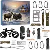Image de Calendrier de lavent homme - Kit de survie 24 en 1 - Marron