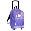 Image de Cartable trolley - ALPA - Hello Kitty Mauve 47 cm - 2 compartiments - roues gomme - bretelles matelassées