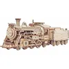 Image de Puzzle 3D Bois Robotime Artisanat de Construction Former des Kits de modèle de mécanique dauto-Assemblage pour Les Enfants et Les