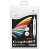 Image de Set 12 Marqueurs Graph'it Brush & Extra Fine - Essentiels