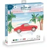 Image de Kit Peinture Par Numéros Oz International 30x30 Cm Bord De Mer Rouge Carton Toilé