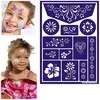 Image de Pochoir de maquillage Grimtout - Fleurs - Marque GRIM TOUT - Pour Enfant - Utilisation Intérieur