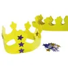 Image de Couronnes à décorer - Lot de 10 - Jaune - Mousse de caoutchouc - Accessoires inclus - Mixte