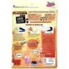 Image de Plastique Fou - 7 Feuilles Métallisées Dorées