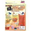 Image de Plastique Fou - 7 Feuilles Métallisées Argentées
