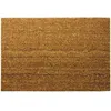 Image de Tapis en coco naturel semelle PVC - 40x60 cm - uni