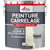 Image de Peinture Carrelage cuisine Salle de bain: ARCAPOXY CARRELAGE - 1 kg (jusquà 10 m² en 2 couches) Gris fer - RAL 7011