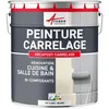Image de Peinture Carrelage cuisine Salle de bain: ARCAPOXY CARRELAGE - 2.5 kg (jusquà 25 m² en 2 couches) Blanc - RAL 9003