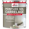 Image de Peinture Sol Carrelage - Résine Carrelage - ARCAPOXY SOL CARRELAGE - 10 kg (jusquà 50 m² en 2 couches) Ivoire Clair - RAL 1015