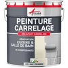 Image de Peinture Carrelage cuisine Salle de bain: ARCAPOXY CARRELAGE - 2.5 kg (jusquà 25 m² en 2 couches) Telegris 4 - RAL 7047