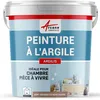 Image de PEINTURE ARGILE naturelle et saine - ARGILIS - 60 m² (2x5 kg en 1 couche) Roussette Rose Cuivre