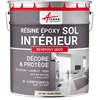 Image de PEINTURE EPOXY SOL - REVEPOXY DECO - 1 kg (jusquà 5 m² en 2 couches) Blanc Crème - RAL 9001