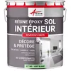 Image de PEINTURE EPOXY SOL - REVEPOXY DECO - 1 kg (jusquà 5 m² en 2 couches) Vert Blanc - RAL 6019