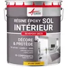 Image de PEINTURE EPOXY SOL - REVEPOXY DECO - 2.5 kg (jusquà 12.5 m² en 2 couches) Jaune Signalisation - RAL 1023