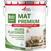 Image de Peinture Biosourcée pour salon chambre et pièces à vivre - Mate - 2.5 L (+ ou - 30m² par couche) Blanc Perlé - RAL 1013