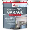Image de PEINTURE EPOXY SOL GARAGE - REVEPOXY GARAGE - 5 kg (jusquà 16 m² en 2 couches) Noir Graphite - RAL 9011