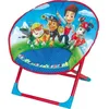 Image de Siège lune pliable pour enfant - FUN HOUSE - Pat Patrouille - Bleu et rouge - Dimensions L 52 x P 45 x H 48 cm