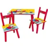 Image de TCHOUPI Table rectangulaire 415x61x42 cm + 2 chaises 495x31x315cm