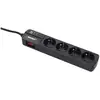 Image de S4 Black Line Ii - Multiprises Parafoudre 4 Prises Fr - Garantie 2 Ans