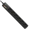 Image de INFOSEC S6 Black Line II Parasurtenseur 6 Prises FR - 61296