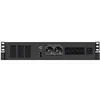 Image de Infosec X4 RM Plus Onduleur 600 VA rack 4x IEC + 2x Schuko LCD tactile 360 W