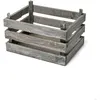 Image de Cagette de décoration en bois 11 x 20 x 15 cm - Gris