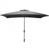 Image de Parasol Droit - 300 X 200 Cm - Aluminium - Toile Grise