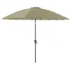 Image de Parasol Deporte Mat En Aluminium 300 X 300 Rond Proloisirs Toile En Polyester