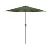 Image de Parasol De Jardin Droit Inclinable Manivelle Ø 300 Cm En Aluminium Et Acier - Kaki