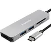 Image de Hub En Aluminium Type-c: 4 Ports En Usb3.1, Ultra Design, Idéal Pour Laptop Et Tablette