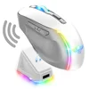 Image de Spirit Of Gamer S-em50wt Souris Gaming Droitier Rf Wireless + Bluetooth + Usb Type-a Optique 8000 Dpi