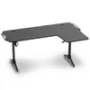 Image de Bureau dAngle Gaming - Spirit Of Gamer - 160 cm - Rétroéclairé - Support Casque - Porte Gobelet